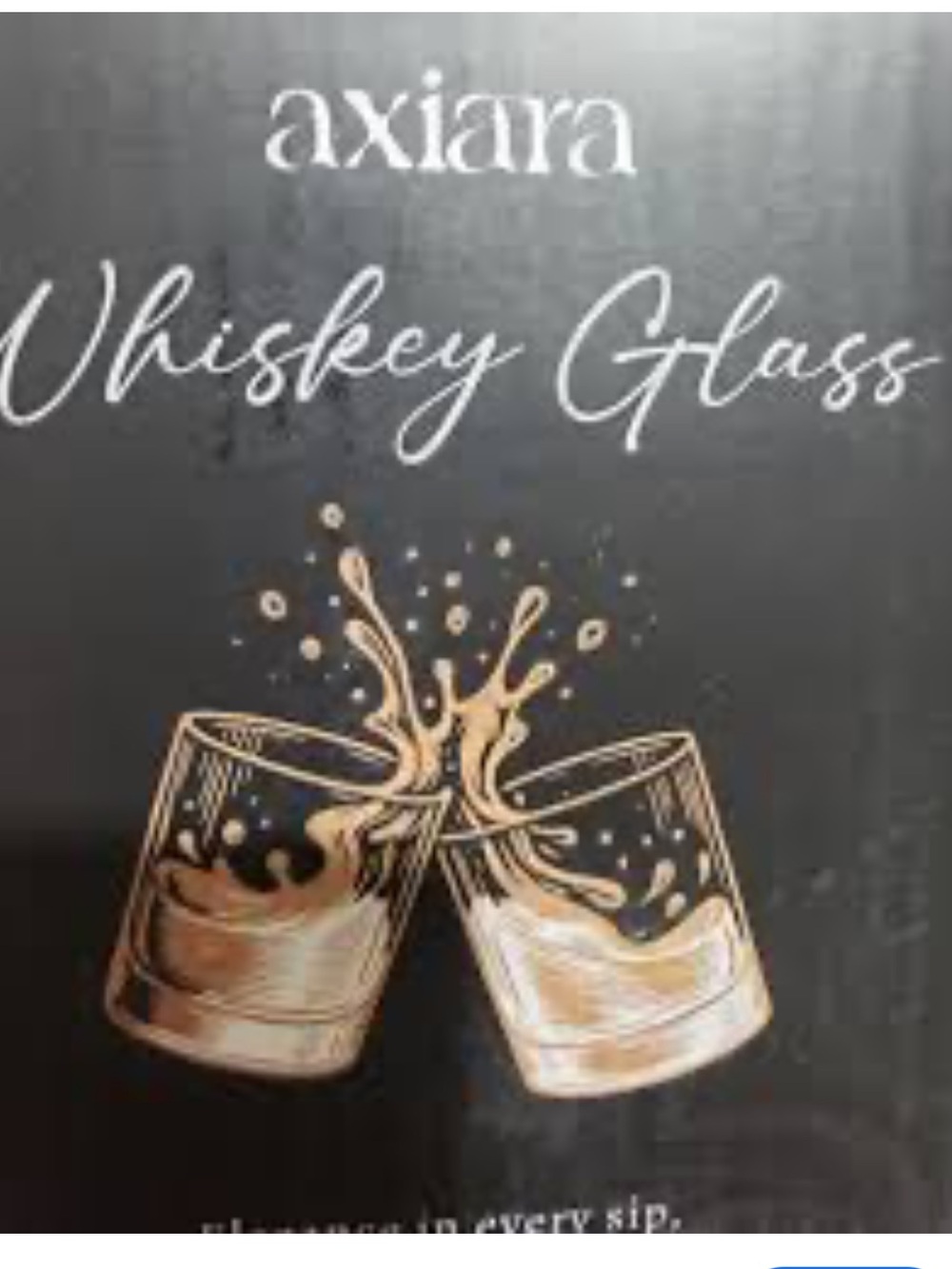 Axiara Whiskey Glass engraved new in box - Picture 6 of 6